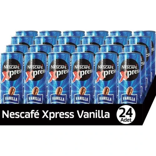 Nescafe Xpress Vanilya Soğuk Kahve 250 Ml X 24 Adet ürün görseli 1