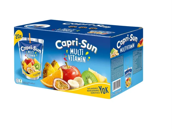 Capri-Sun Multi Vitamin 200 Ml X 20 Adet ( 1 Koli) ürün görseli 1