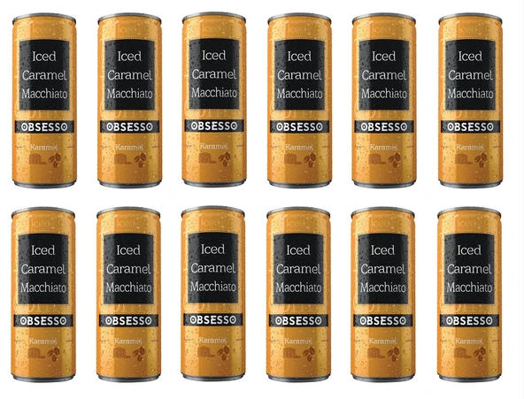 Obsesso Karamelli Soğuk Kahve 250 Ml X 12 Adet ürün görseli 1
