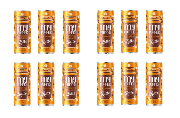 My Coffee Latte Kahveli Soğuk Kahve 250 Ml X 12 Adet ürün görseli 1