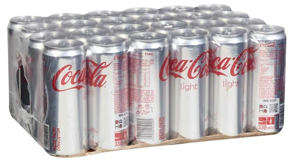 Coca Cola Kola Light 250 Ml X 24 Adet ürün görseli 1