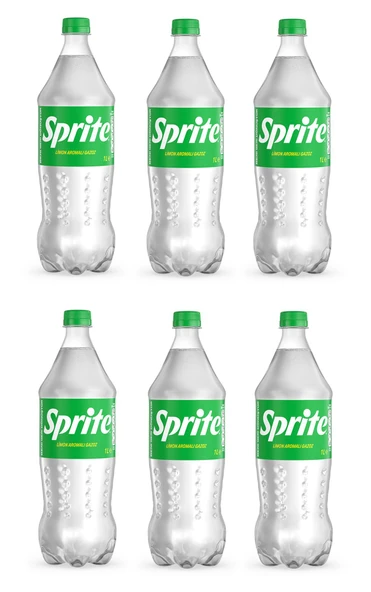 Sprite Gazoz Limon Aromalı 1 Lt X 6 Adet ürün görseli 1