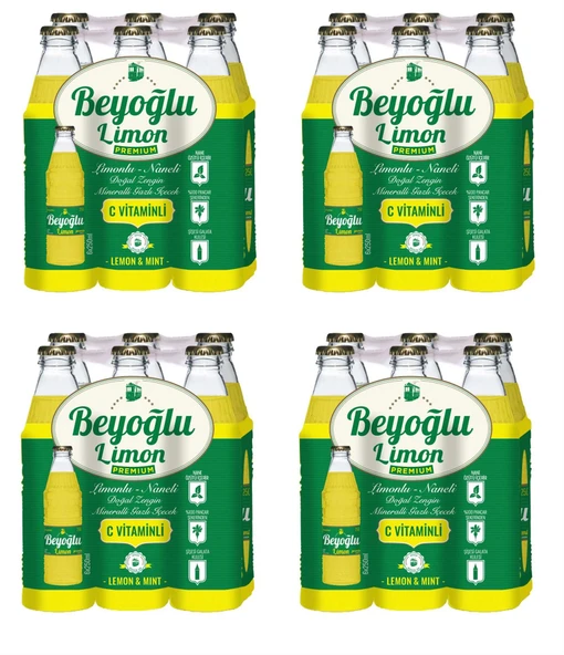 Beyoğlu Gazozu Limonlu  250 Ml X 24 Adet ürün görseli 1