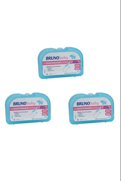 Bruno Baby Nazal Aspiratör 3 Adet ürün görseli 1