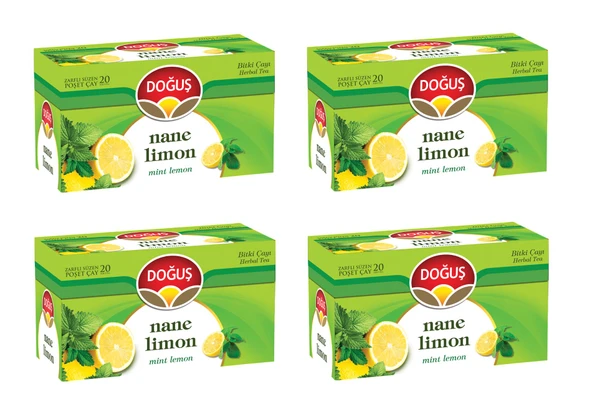 Doğuş Nane-Limon Çayı 20'Li Bardak Poşet X 4 Adet ürün görseli 1
