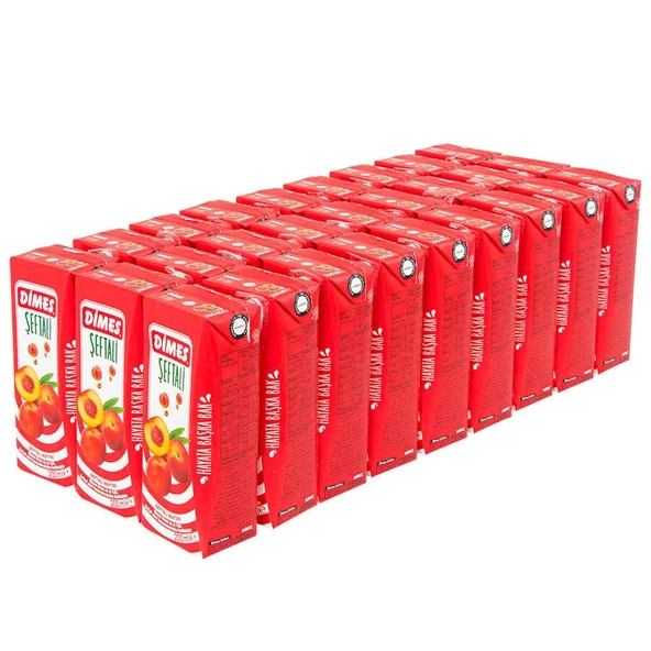 Dimes Şeftali Nektarı 200 Ml X 27 Adet ürün görseli 1