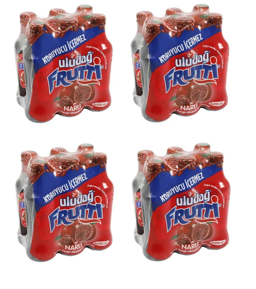 Uludağ Frutti Nar Aromalı Maden Suyu 200 Ml X 24 Adet ürün görseli 1