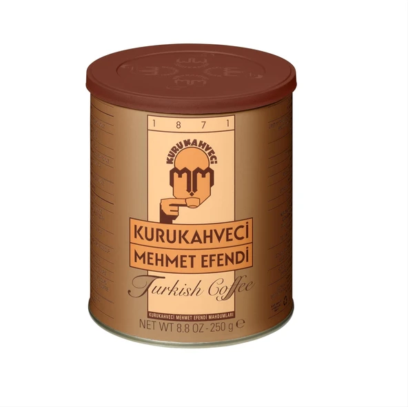 Kurukahveci Mehmet Efendi Türk Kahvesi 250 Gr Teneke ürün görseli 1