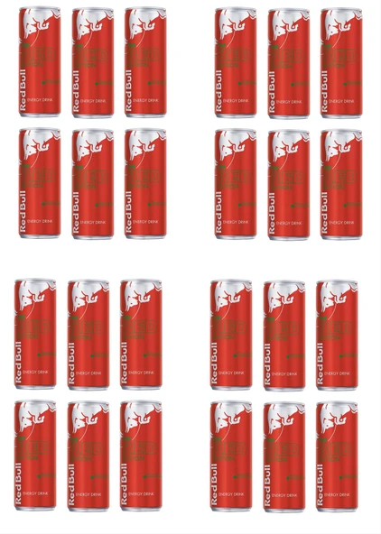 Red Bull Enerji İçeceği Red Edition Karpuz 250 Ml X 24 Adet ürün görseli 1