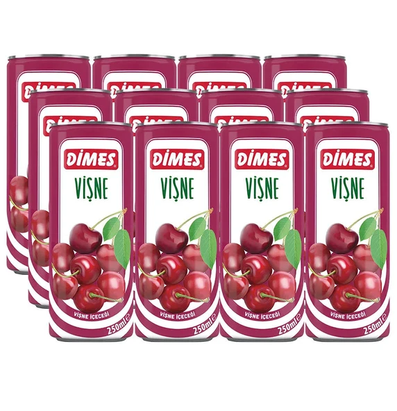 Dimes Vişne İçeceği 250 Ml X 12 Adet - Resim 3
