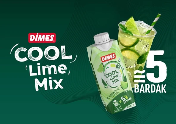 Dimes Cool Lime Mix 310 Ml X 12 Adet - Resim 2