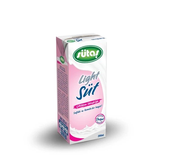 Sütaş Light Süt 200 Ml X 24 Adet - Resim 2