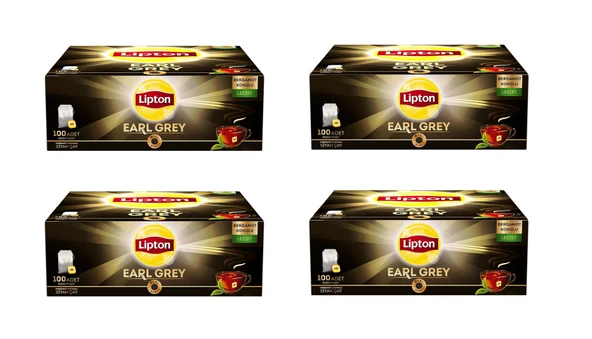 Lipton Earl Grey Bardak Poşet Çay 100'Lü Paket X 4 Adet ürün görseli 1