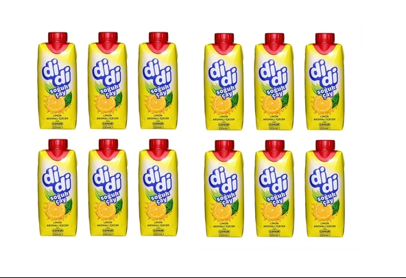 Çaykur Didi Limon Aromalı Soğuk Çay Kutu 330 Ml X 12 Adet ürün görseli 1