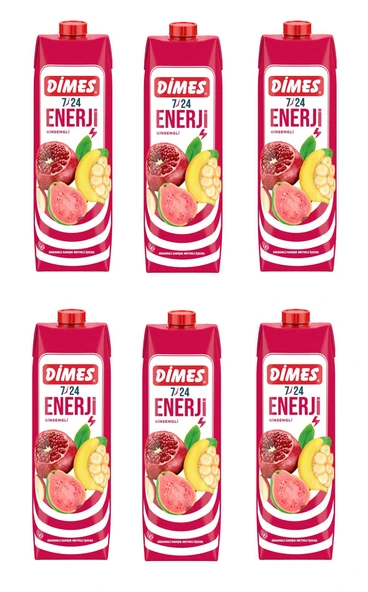 Dimes 7/24 Enerji Karışık Meyveli İçecek 1 Lt X 6 Adet ürün görseli 1