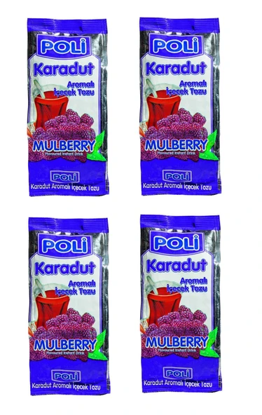 Poli Toz İçecek Karadut 300 Gr X 4 Adet ürün görseli 1