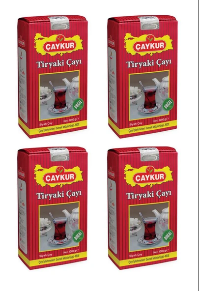 Çaykur Tiryaki Çayı 1000 Gr X 4 Adet ürün görseli 1
