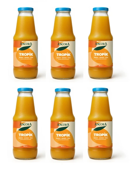 Ancora Tropik Karışık Meyve Suyu 1 Lt X 6 Adet ürün görseli 1