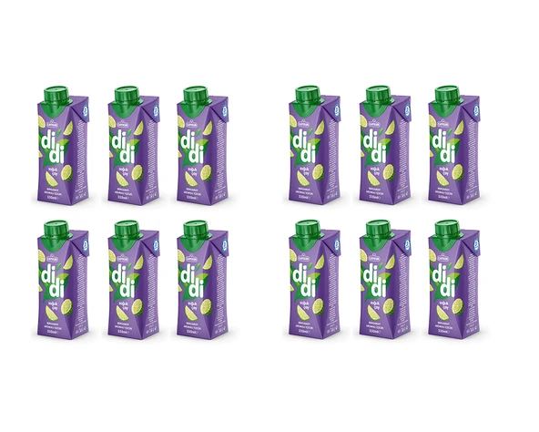 Çaykur Didi Bergamot Aromalı Soğuk Çay Kutu 330 Ml X 12 Adet ürün görseli 1