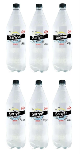 Sarıyer Karışık Meyve Aromalı Gazoz Şekersiz 1,5 Lt X 6 Adet ürün görseli 1