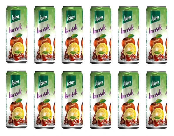 İçim Meyve Suyu Karışık 330 Ml X 12 Adet ürün görseli 1