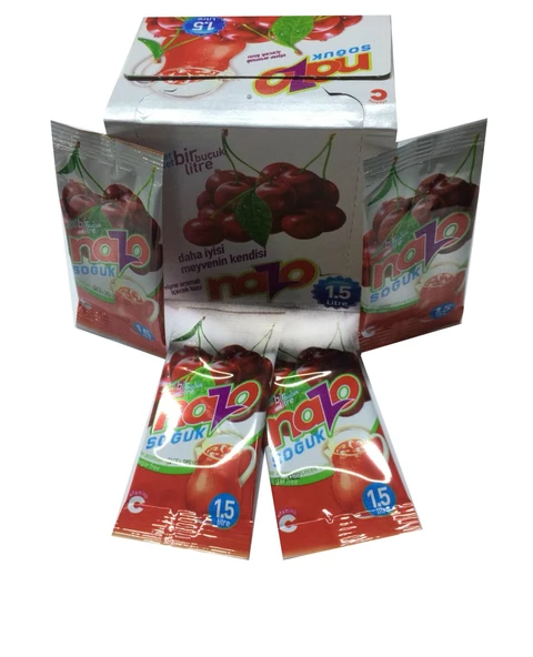 Nazo Vişne Aromalı Toz İçecek 9 Gr X 24 Adet ürün görseli 1