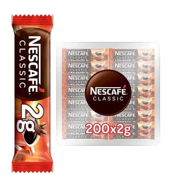 Nescafe Classıc Kahve 2 Gr X 200 Adet ürün görseli 1