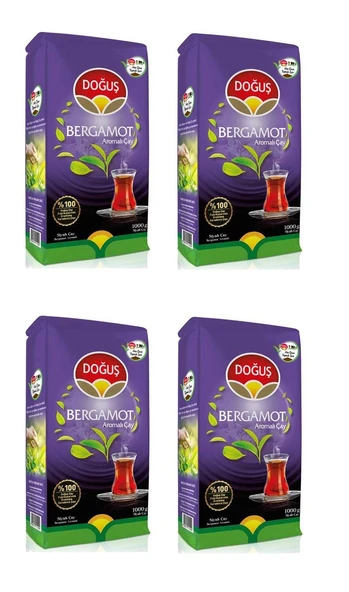 Doğuş Bergamot Aromalı Çay 1000 Gr X 4 Adet ürün görseli 1