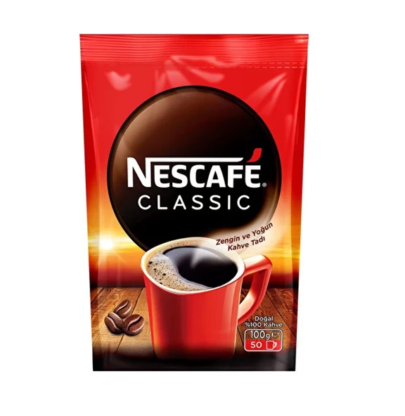 Nescafe Classıc Kahve Poşet 100 Gr ürün görseli 1