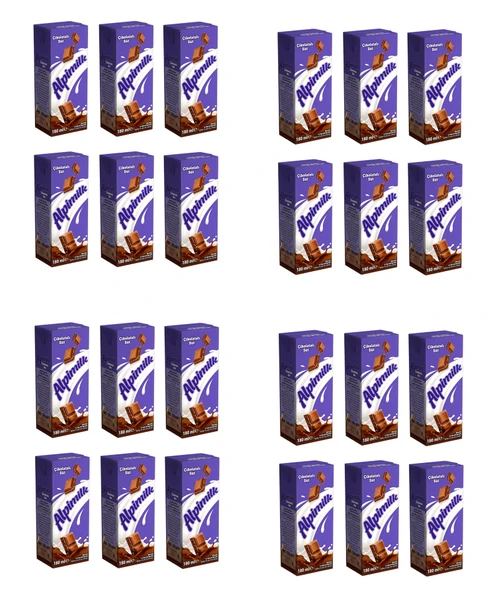 Alpimilk Çikolatalı Süt 180 Ml X 24 Adet ürün görseli 1