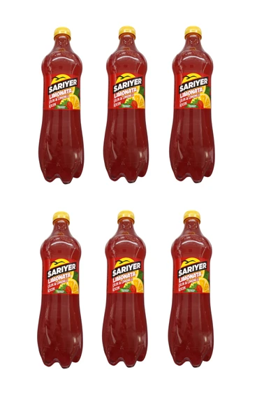 Sarıyer Limonata Çilek & Limonlu 1 Lt X 6 Adet ürün görseli 1
