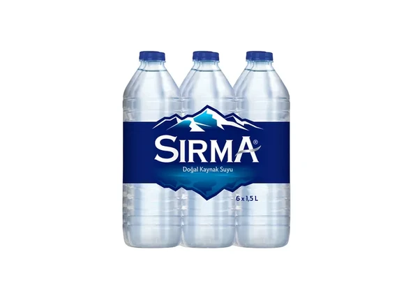 Sırma Doğal Kaynak Suyu 1,5 Lt X 6 Adet ürün görseli 1