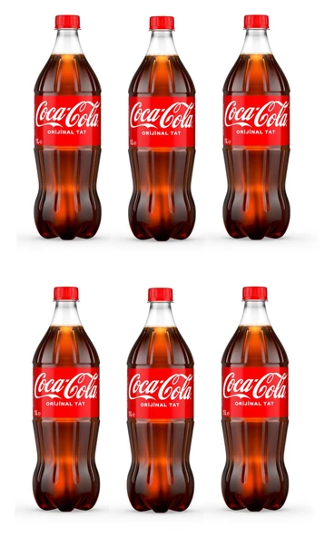 Coca Cola Kola Orijinal Tat 1 Lt X 6 Adet ürün görseli 1