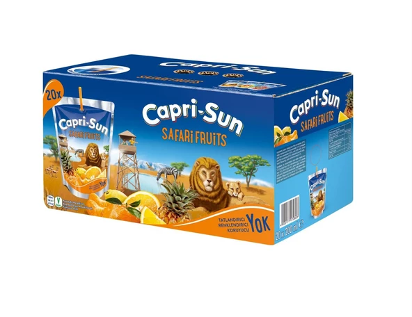 Capri-Sun Safari Fruits 200 Ml X 20 Adet ( 1 Koli) ürün görseli 1