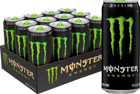 Monster Energy Orijinal Enerji İçeceği 500 Ml X 12 Adet ürün görseli 1