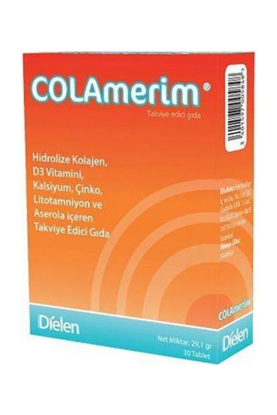 Colamerim Kollajen Çinko&D3 Vitamin&Kalsiyum ürün görseli 1