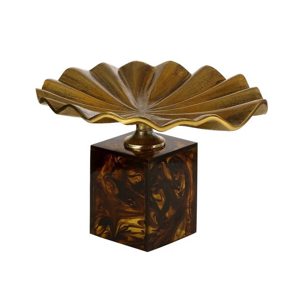 AMBER KAİDELİ  YAPRAK 28*28*19 CM ürün görseli 1