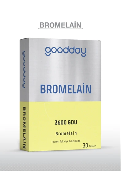 Goodday Bromelain 30 Tablet 2 Adet - Resim 6