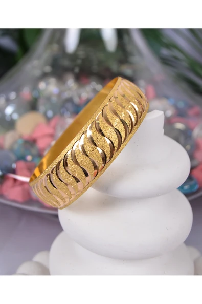 Kado Kuyumculuk 18 Gr (Gram) 22 Ayar Lümen Dalga Model Bilezik ürün görseli 1