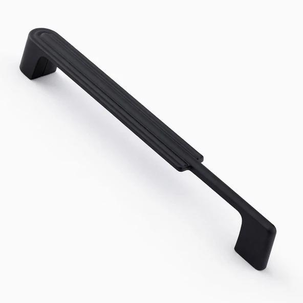 Yıldız 160 mm Siyah Metal Kulp Mobilya Çekmece Dolap Kapak Kulpu Dayanıklı Kulbu Kulpları Siyah ürün görseli 1