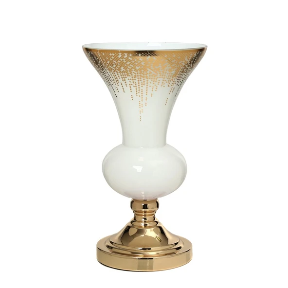 SULTAN SERİSİ GOLD VAZO 22*20*42 CM ürün görseli 1
