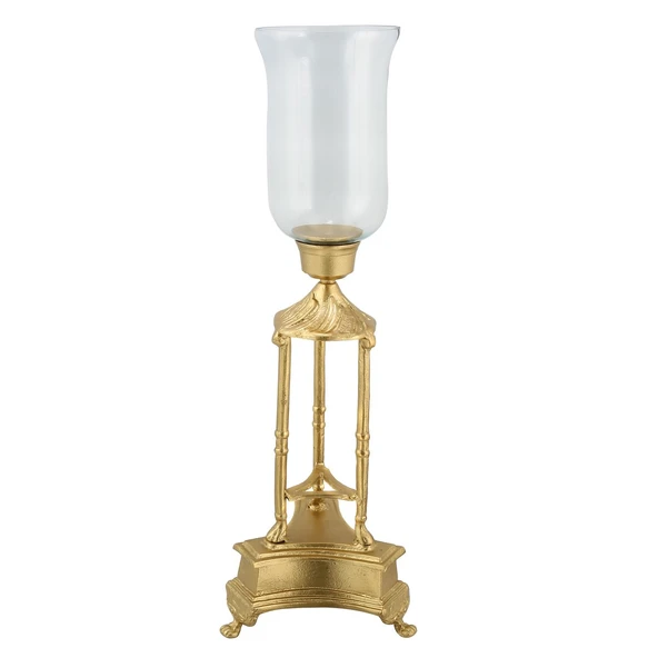 GOLD DEKORATİF MUMLUK 23*23*69 CM ürün görseli 1