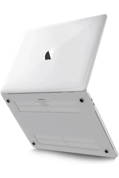 Macbook Pro 16.2 2021 Macbook Buzlu Kapak - Şeffaf-(5796) ürün görseli 1