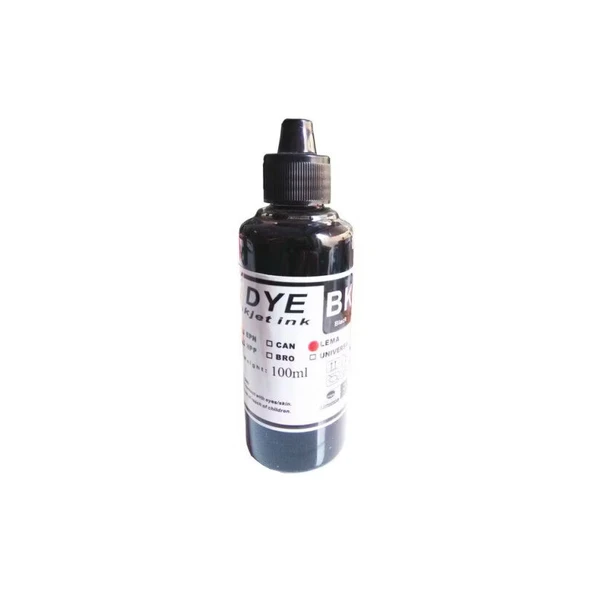 Epson, Hp, Canon Uyumlu Dye Bazlı Kartuş Dolum Mürekkep 5X100ML ürün görseli 1