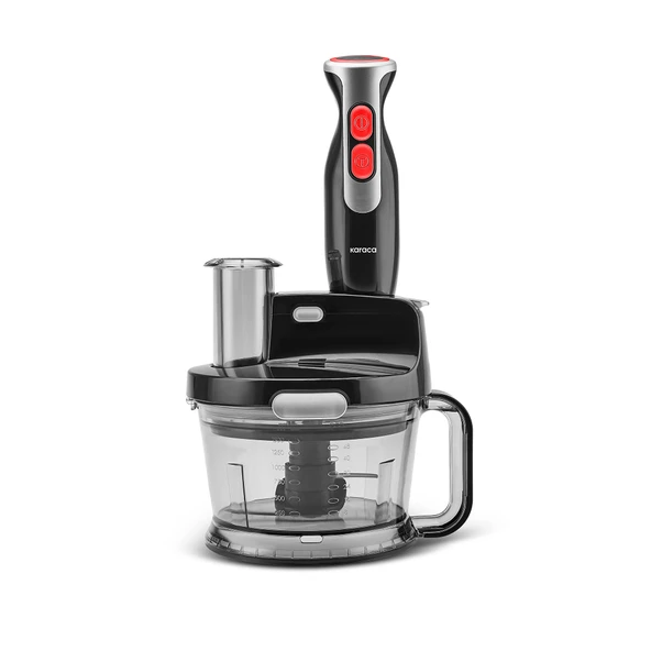 Karaca Pro-Multimax Mutfak Robotu Black Red 2000 W - Resim 8