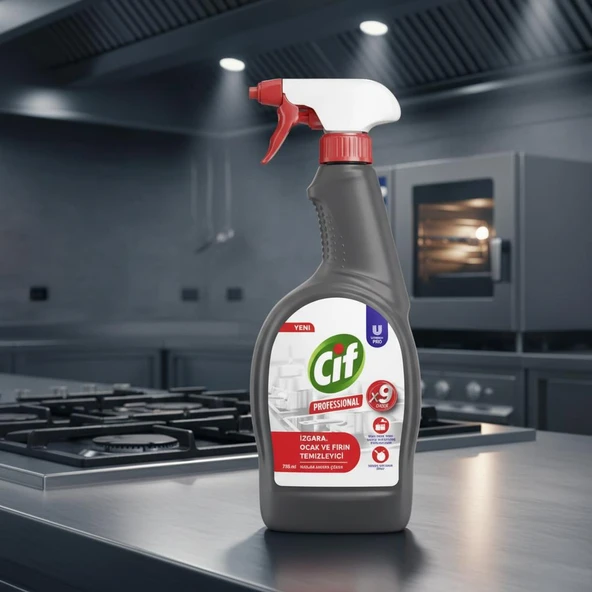 CIF PRO X9 FIRIN OCAK IZGARA TEMIZLEYICI 750 ML ürün görseli 1
