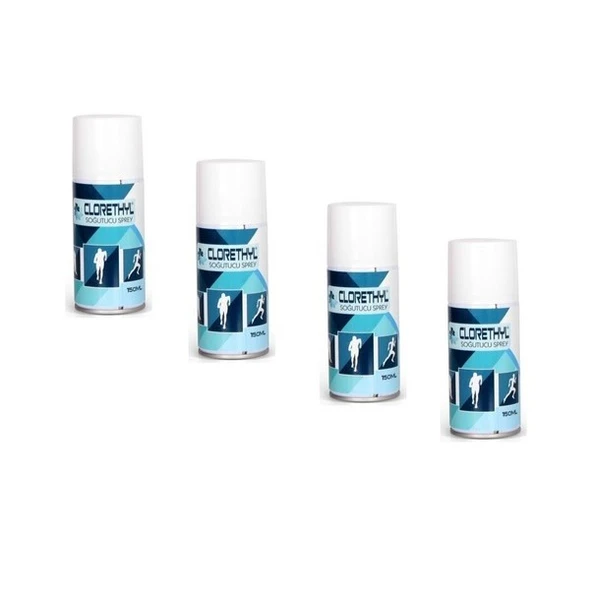Schutz Clorethyl Plus Soğutucu Sprey 150 Ml 4'Lü PAKET (SKT:12/2029) ürün görseli 1