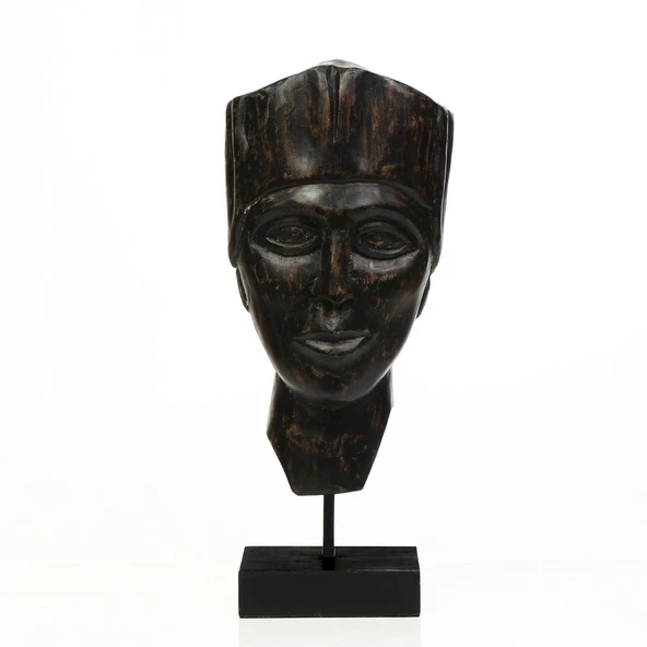 STANDLI BÜST DEKOR BLACK-17X16,5X39CM ürün görseli 1
