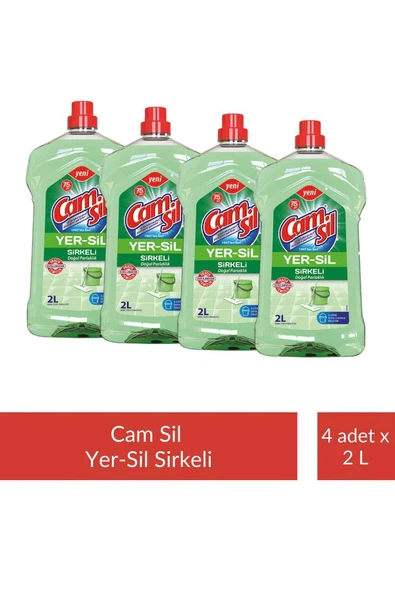 Camsil Yer-Sil Sirkeli 2 lt x 4 Adet ürün görseli 1