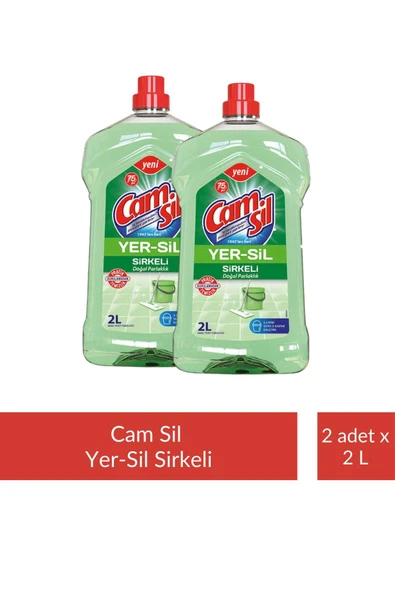 Camsil Yer-Sil Sirkeli 2 lt x 2 Adet ürün görseli 1